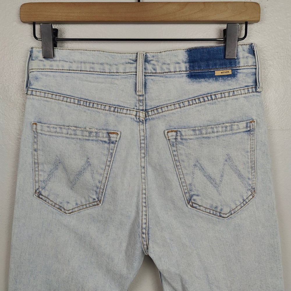 Mother Superior The Tomcat Ankle Fray Jeans Womens 26 Saved By The Bell Straight - Picture 7 of 14